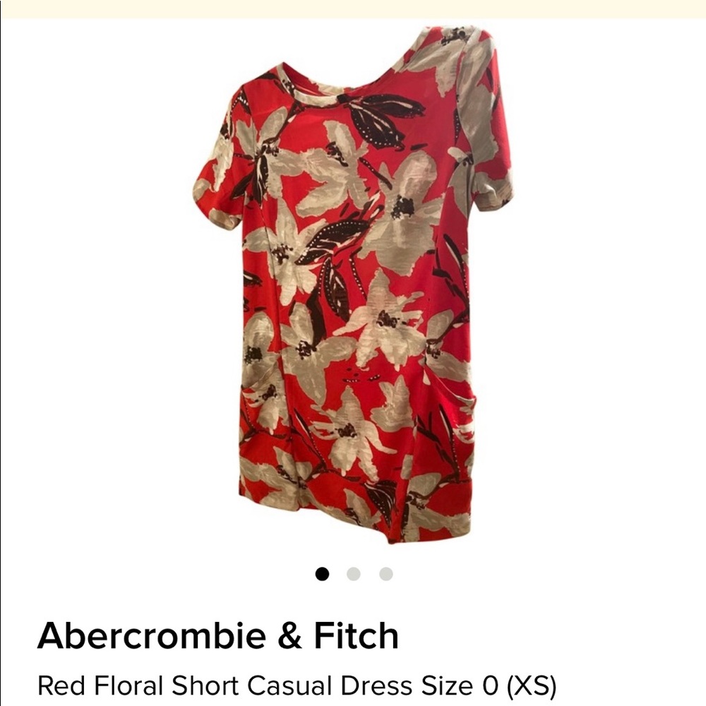 Red Floral Dress
